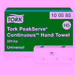 Tork PeakServe ubrusi u listu H5, 1sl, 22.5x20.1cm, 410x12=4920 listića