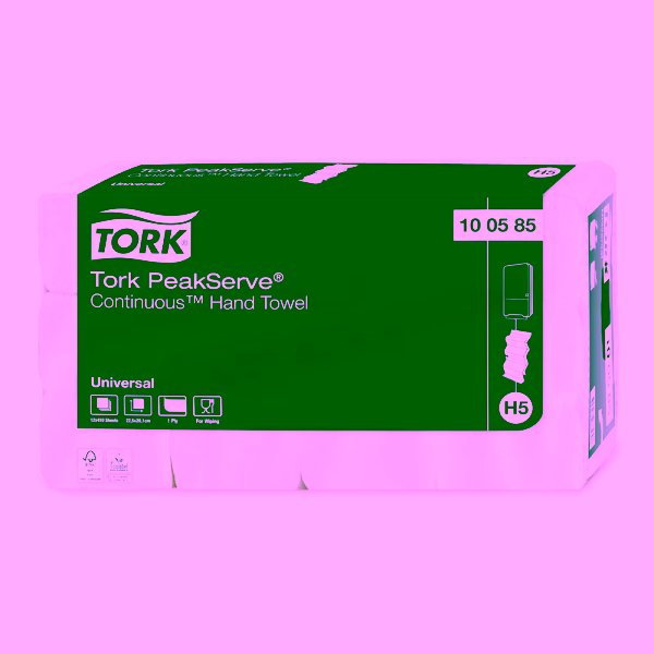Tork PeakServe ubrusi u listu H5, 1sl, 22.5x20.1cm, 410x12=4920 listića - Image 3