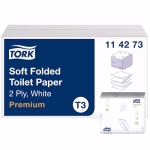 Tork Soft toalet papir listić T3, 2 sloja, 19x11cm, 252x30=7560 listića