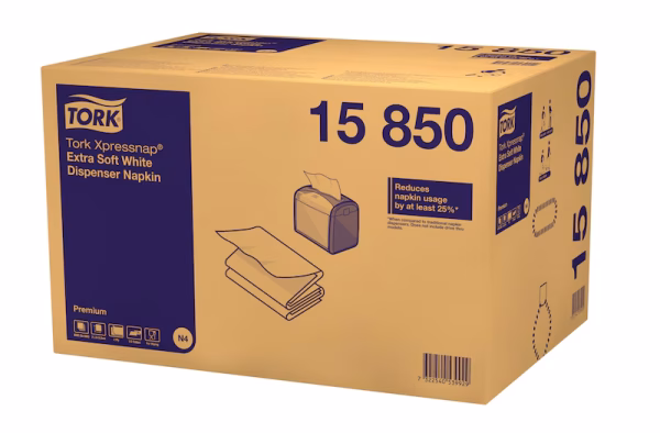 Tork salveta za dispenzer N4, 2 sloja, 21.3x16.5cm, 8000/1 - bijela - Image 2