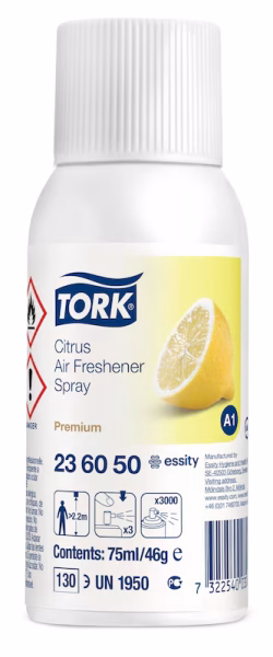 Tork osvježivač prostora u spreju A1 od 75ml - Citrus - Image 4
