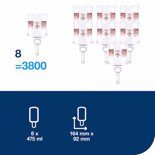 Tork gel za čišćenje WC daske S2 od 475ml - Image 2