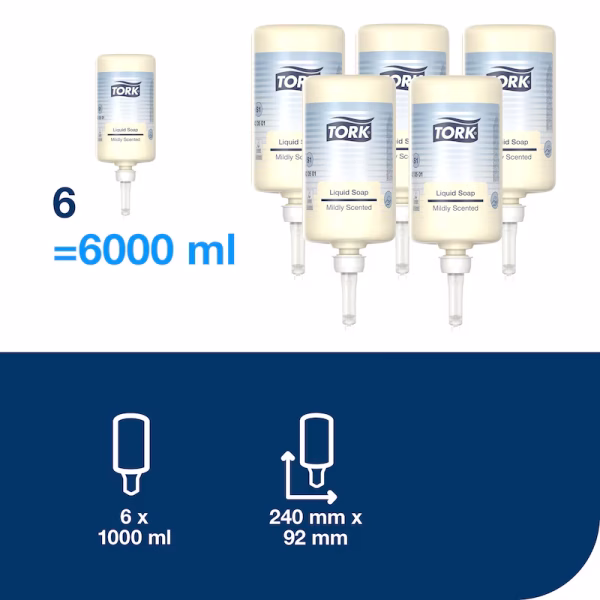 Tork Mild tečni sapun S1 od 1000ml - Image 5