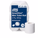 Tork SmartOne Mini toalet papir rolna T9 2sl., 111.7m, 620 listića, 12/1