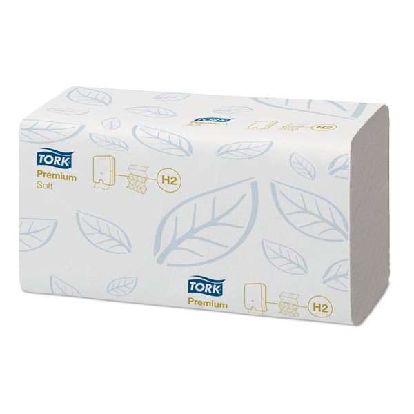 Tork Premium Soft ubrus u listu Z, H2, 2 sloja, 24x21.3cm, 150x21=3150 listića - Image 2