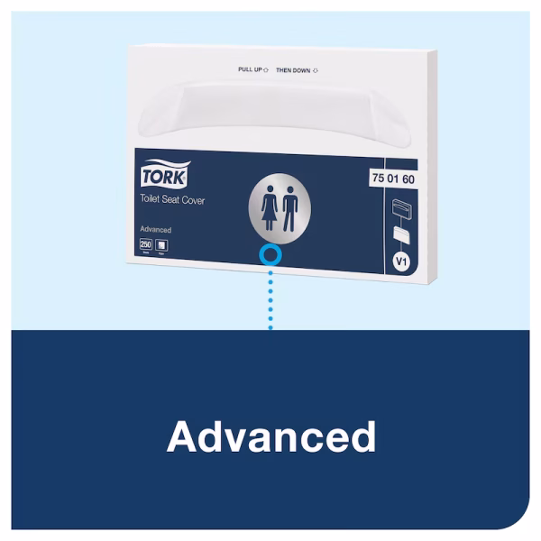 Tork dispenzer higijenskog papira za WC dasku V1 - bijeli - Image 3