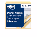 Tork salveta Dinner, 2 sloja, 39x39cm, 150/1 - šampanj