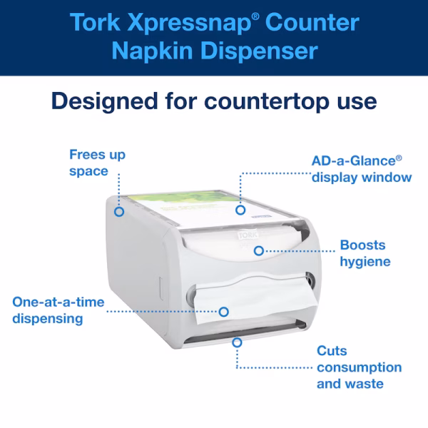 Tork dispenzer za salvete veći N4 - sivi - Image 4
