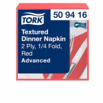Tork NexxStyle salveta, 2 sloja, 39x39cm, 50/1 - crvena