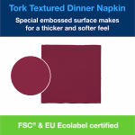 Tork NexxStyle salveta, 2 sloja, 39x39cm, 50/1 - bordo - Image 5