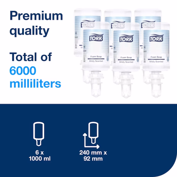 Tork Mild sapun u pjeni S4 od 1000ml - Image 3