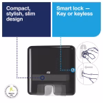 Tork dispenzer mini za složive Z ubruse H2 - crni - Image 7