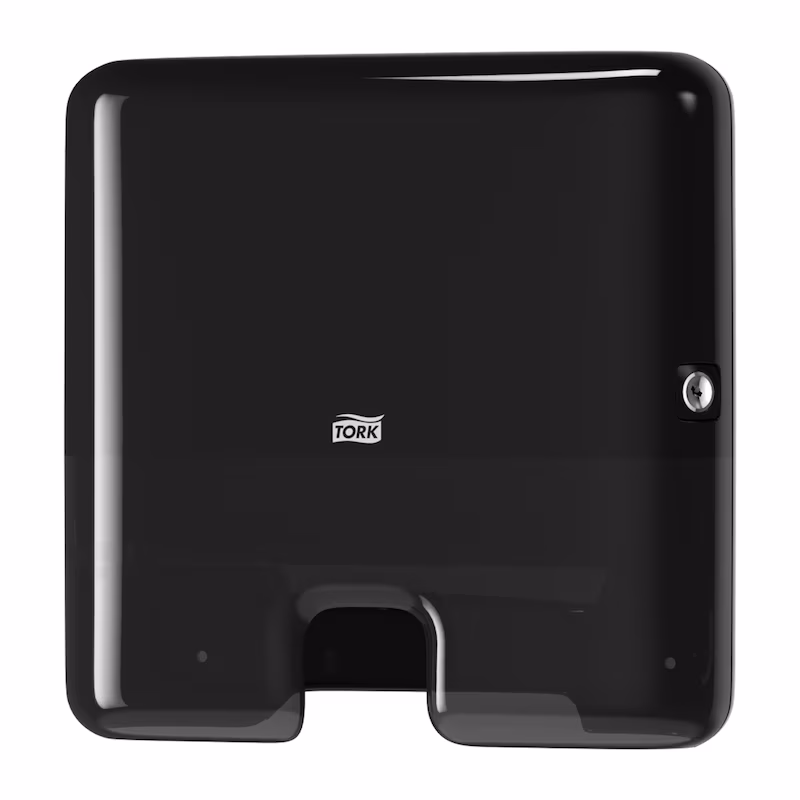 552108 Tork dispenzer mini za složive Z ubruse H2 - crni - Image 1