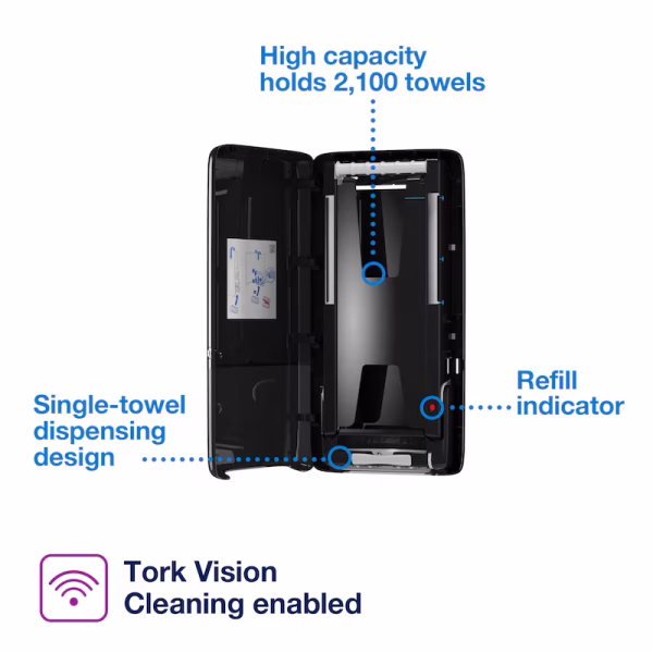 Tork PeakServe dispenzer H5 - crni - Image 5