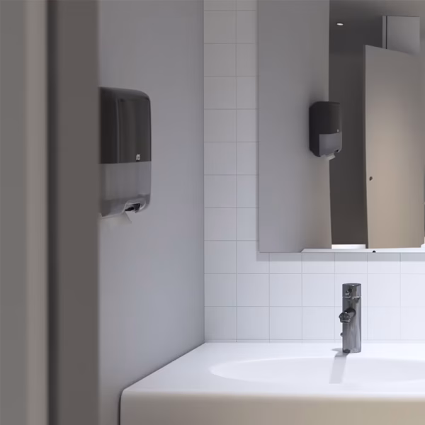 Tork dispenzer za složive V ubruse Mini široki H3 - crni - Image 6