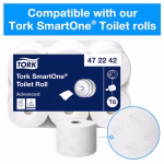 Tork dispenzer za SmartOne toalet papir T8 - bijeli - Image 5