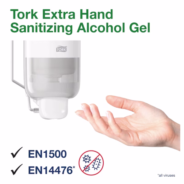 Tork Extra Hand Sanitizing Alcohol Gel​ S1 - Image 3