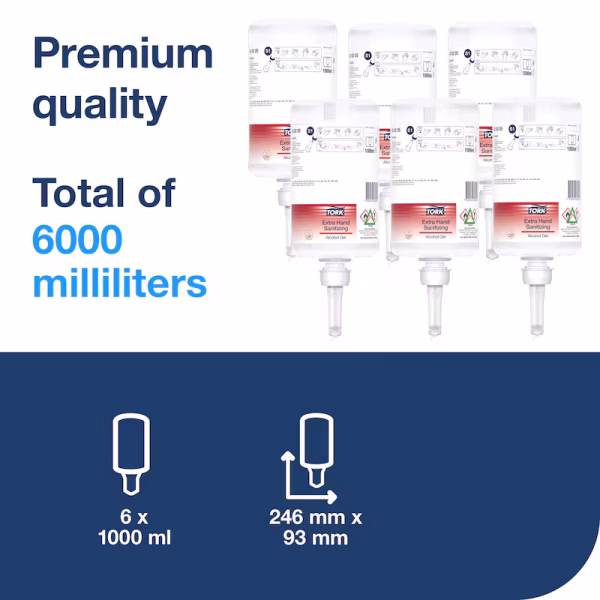 Tork Extra Hand Sanitizing Alcohol Gel​ S1 - Image 4