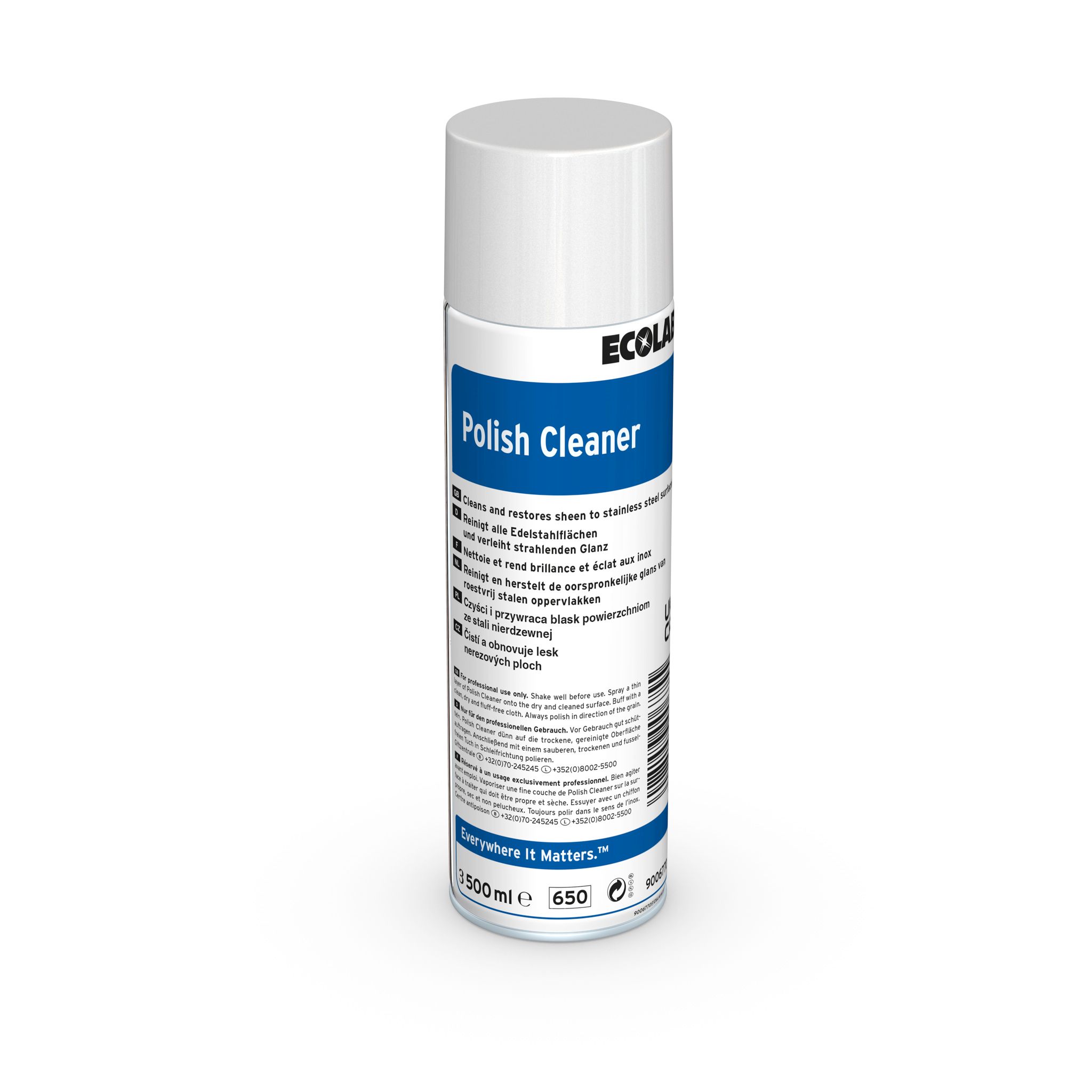 9006770_Polish-Cleaner_500.00ml_EU_HiRes Polish cleaner 500ml - sredstvo za zaštitu inoxa u spreju - Image 1