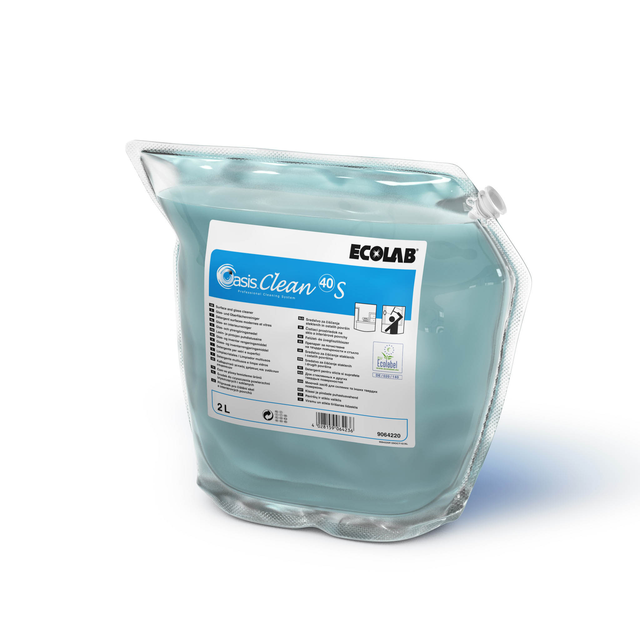 -- Oasis Clean 40S, 2lit- sredstvo za čišćenje površina i stakla - Image 1